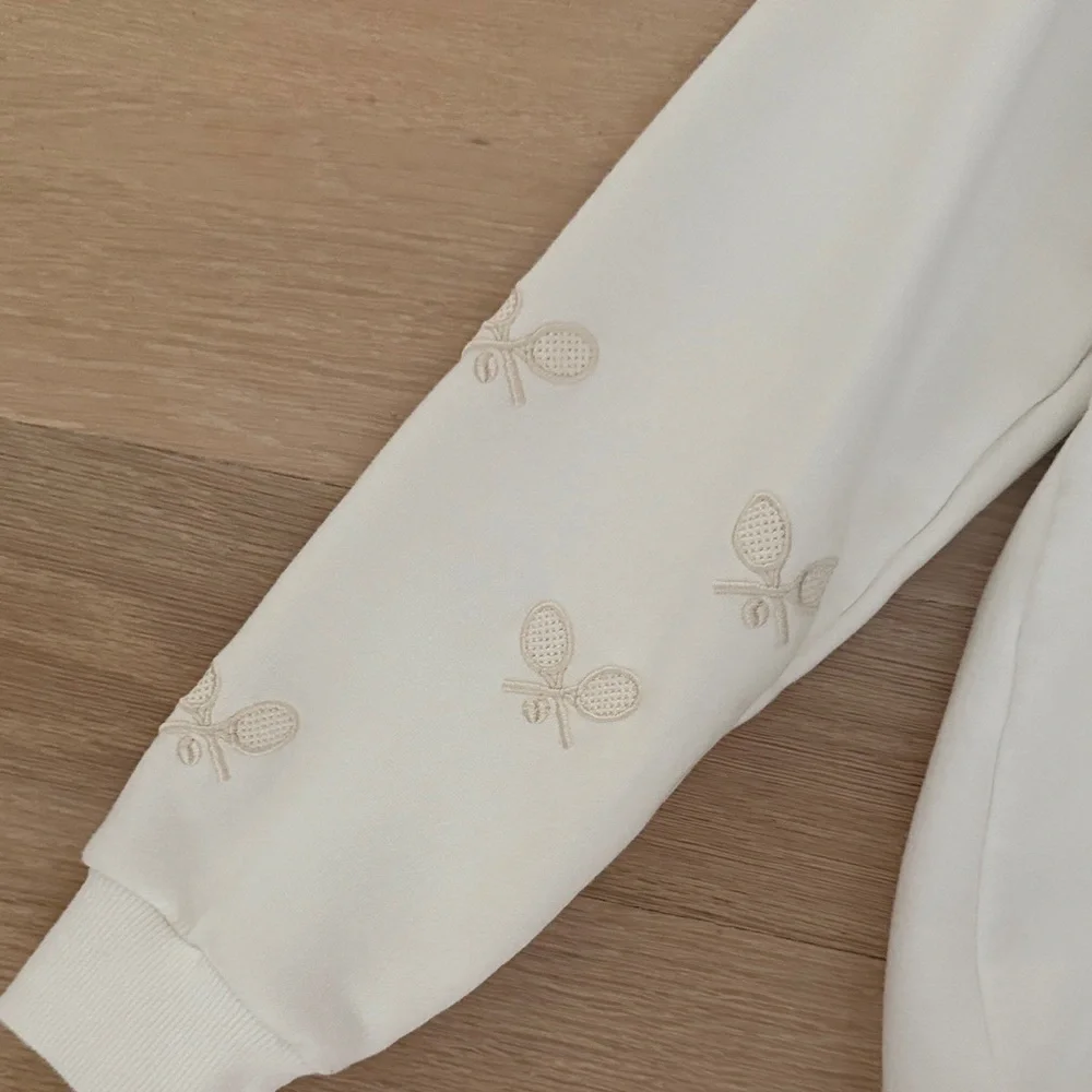Courtlife Tennis Embroidered Sweatshirt - Picture 4 of 4